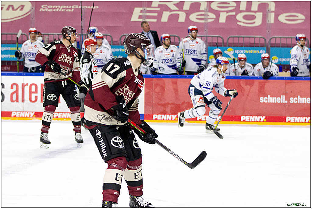 PENNY DEL;  Koelner Haie - Schwenninger Wild Wings; Koeln, 21.03.2021